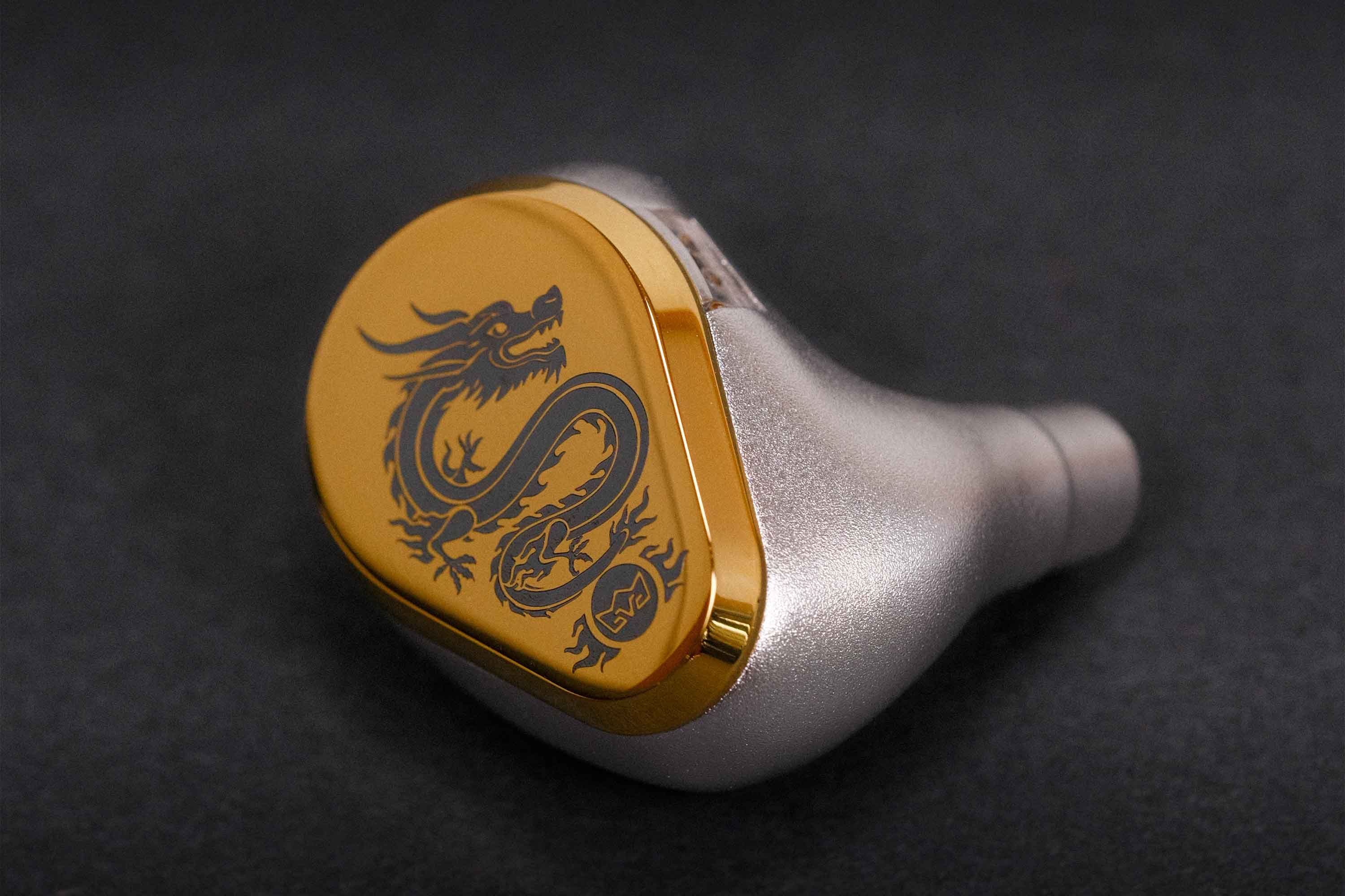 Image ERLKÖNIG - Limited Dragon Faceplate - Gold