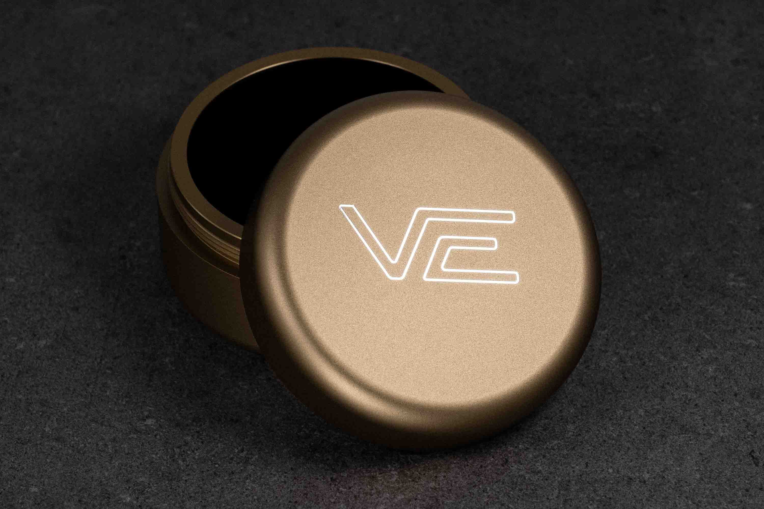 Image Round Metal Case - Gold